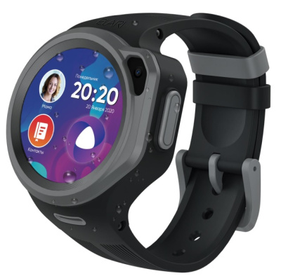 Умные часы детские Elari KidPhone 4GR Black