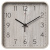 Часы настенные Рубин квадрат 19х19см, корпус бежево-серый, "Текстура дерева"