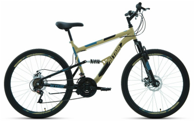 Велосипед Altair MTB FS 26 2.0 disc (26" 18 ск. рост 18") 2020-21 черный/красный