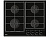 Газовая варочная поверхность Teka GBC 64100 KBN Black
