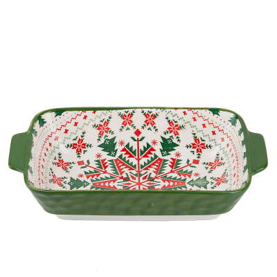 Блюдо для запекания Nouvelle Home Север 22,5х12,5х5 см зеленый 0860612