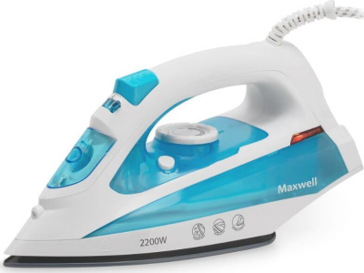 Утюг Maxwell MW-3055 (B) синий/белый