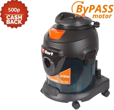 Пылесос строительный Bort BSS-1415-Aqua
