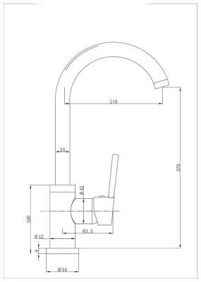 Смеситель Emar ЕС-3004.12 Оникс