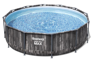 Бассейн каркасный Bestway 5614Х (5309856), Steel Pro, 366 х 100 см, фильтр-насос, лестница