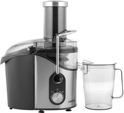 Соковыжималка CENTEK CT-1212 черный/ сталь