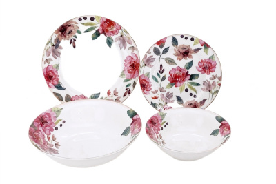 Набор столовый Jewel Пион 19 пр. ПС0034-03