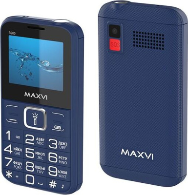 Мобильный телефон Maxvi B200 Blue