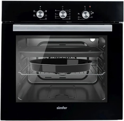 Электрический духовой шкаф Simfer B6EB16023 черный
