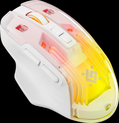 Мышь Defender Astro Elite GM-056 RGB Led Беспроводная (WirelessUSB) White