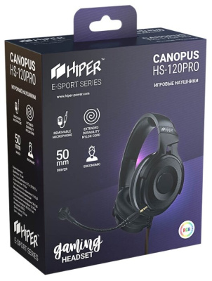 Гарнитура Hiper HS-120Pro Canopus черная