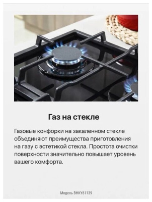 Газовая варочная поверхность Hansa BHKY61139