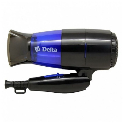 Фен Delta DL-0907 черный с синим