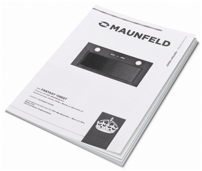 Вытяжка Maunfeld Fantasy 1000ST 60 Black Glass