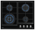 Газовая варочная поверхность Teka GZC 64320 XBN NIGHT RIVER BLACK
