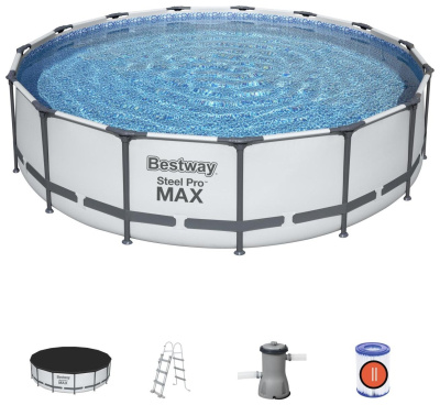 Бассейн каркасный Bestway 56488 Steel Pro Max (457x107, 14970л.)