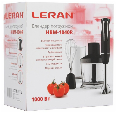 Блендер погружной Leran HBM-1040R