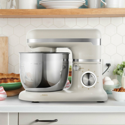 Планетарный миксер Kitfort КТ-3422-2 бежевый