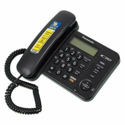Телефон проводной Panasonic KX-TS2358RUB