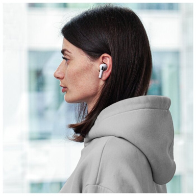 Беспроводные TWS-наушники Deppa TWS-Air Pro Black с беспроводной зарядкой Беспроводные TWS-наушники Deppa TWS-Air Pro Black с беспроводной зарядкой