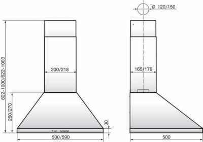 Вытяжка ELIKOR Вента 50Н-430-П3Л