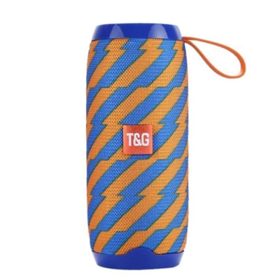 Портативная акустика T&G TG-106 сине-оранжевый