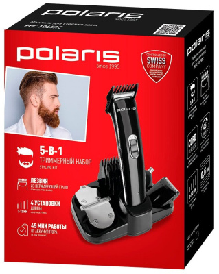 Машинка для стрижки волос Polaris PHC 3015 RC черный