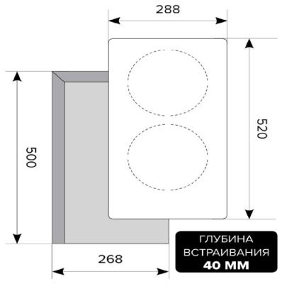 Электрическая варочная поверхность LEX EVH 320 BL