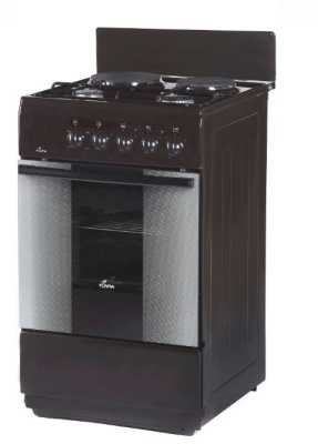 Плита комбинированная FLAMA RK 2201 В коричневый