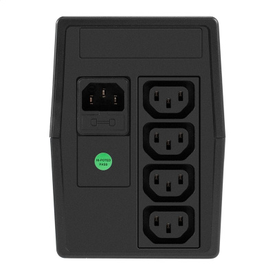Источник бесперебойного питания ExeGate Smart LB-1000.LCD.AVR.4C13 (1000VA/650W, LCD, AVR, 4*C13, батарея 12V 9Ah, черный)