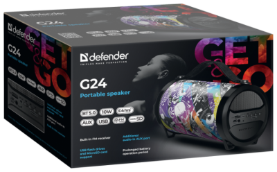 Портативная акустика Defender G24 (65125)