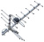 Антенна Рэмо BAS-1158-5V Орбита-12 Super