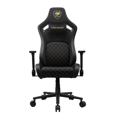 Игровое кресло Cougar Defensor F Black+Gold