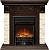 Каминокомплект: Портал Luxemburg STD темный дуб, слоновая кость с очагом Royal Flame Fobos FXM Black RC