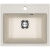 Кухонная мойка Practik PR-M Белый камень 490-001
