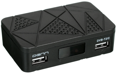 Ресивер DVB-T2 DENN DDT151
