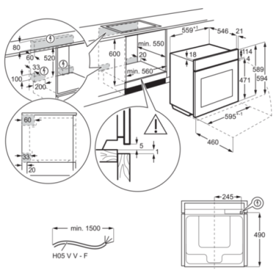 Электрический духовой шкаф Electrolux OED5C50Z