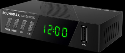 Ресивер SoundMAX SM-DVBT280 Черный