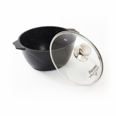 Кастрюля индукц. Мечта Гранит Black Induction Pro 3л 43802И