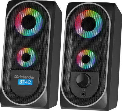 Компьютерная акустика 2.0 Defender Solar 4 Black