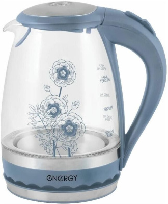 Чайник Energy E-279 (164084) стекло синий