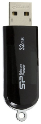 USB накопитель 32GB Silicon Power LuxMini 322 Black