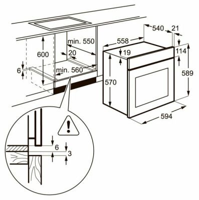 Электрический духовой шкаф Zanussi OPZB 4231 W