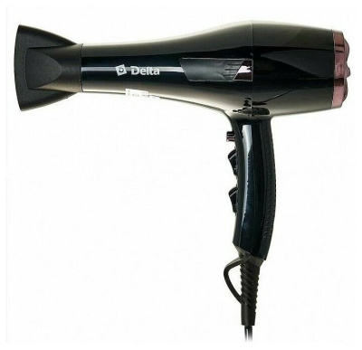 Фен Delta DL-0908 черный