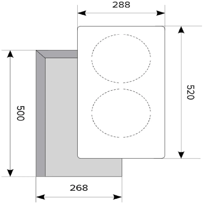 Электрическая варочная поверхность LEX EVH 320-0 BL