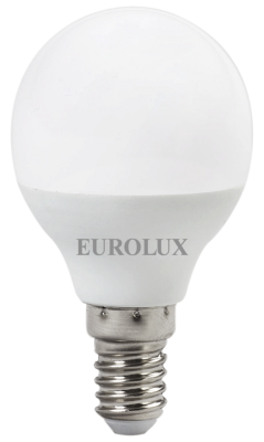 Лампа Eurolux LL-E-G45-7W-230-2,7K-E14