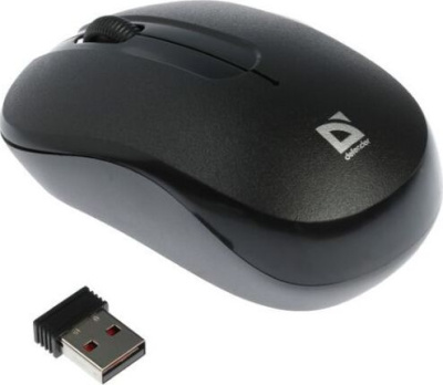 Мышь Defender Datum MM-285 Беспроводная (WirelessUSB) Black