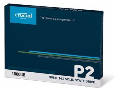 SSD M.2 1Tb Crucial P2 2280 PCIe Gen3 NVMe Retail CT1000P2SSD8