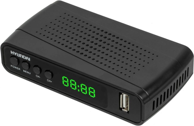 Ресивер DVB-T2 Hyundai H-DVB520 черный