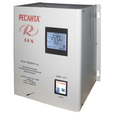 Стабилизатор напряжения РЕСАНТА LUX АСН-10000Н/1-Ц
